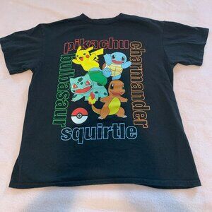 Pokemon Pikachu Squirtle Tshirt Size M